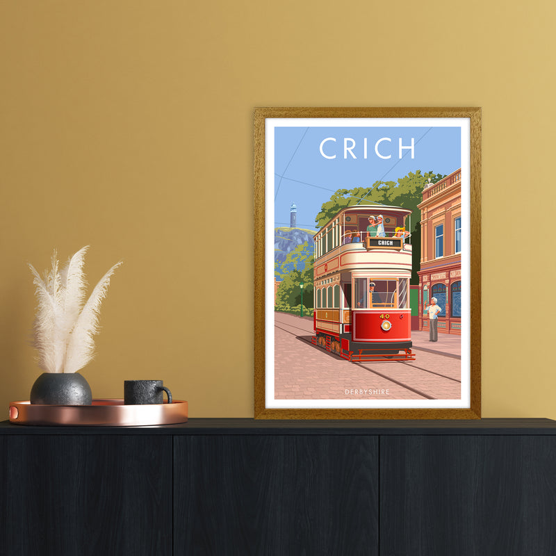 Derbyshire Crich Art Print by Stephen Millership A2 Print Only