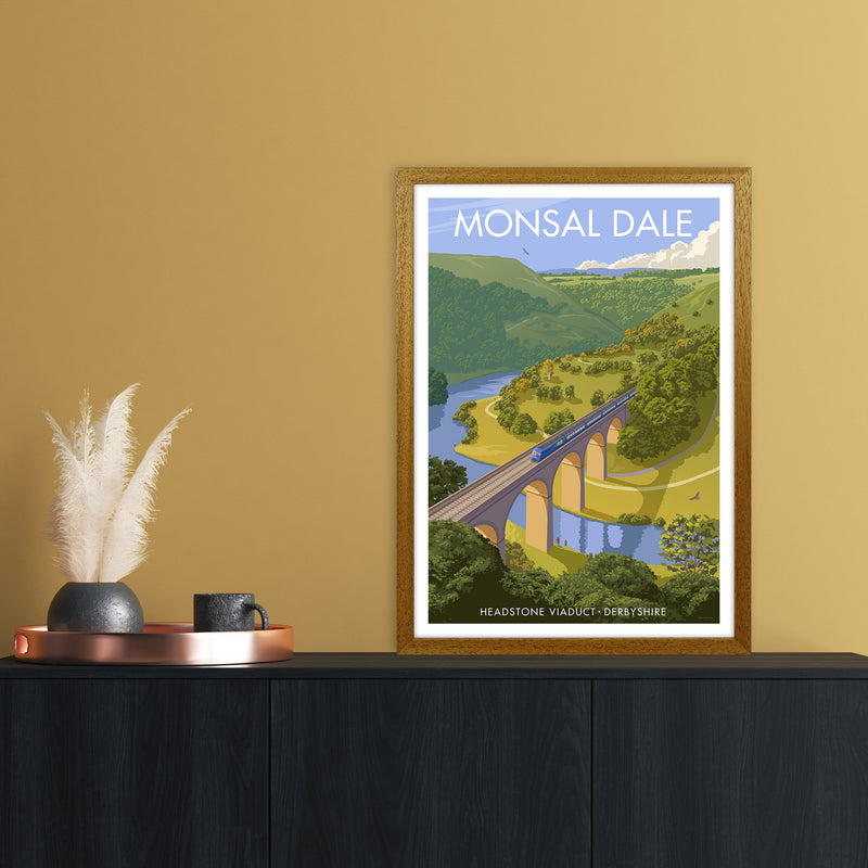Derbyshire Monsal Dale 2 Art Print by Stephen Millership A2 Print Only