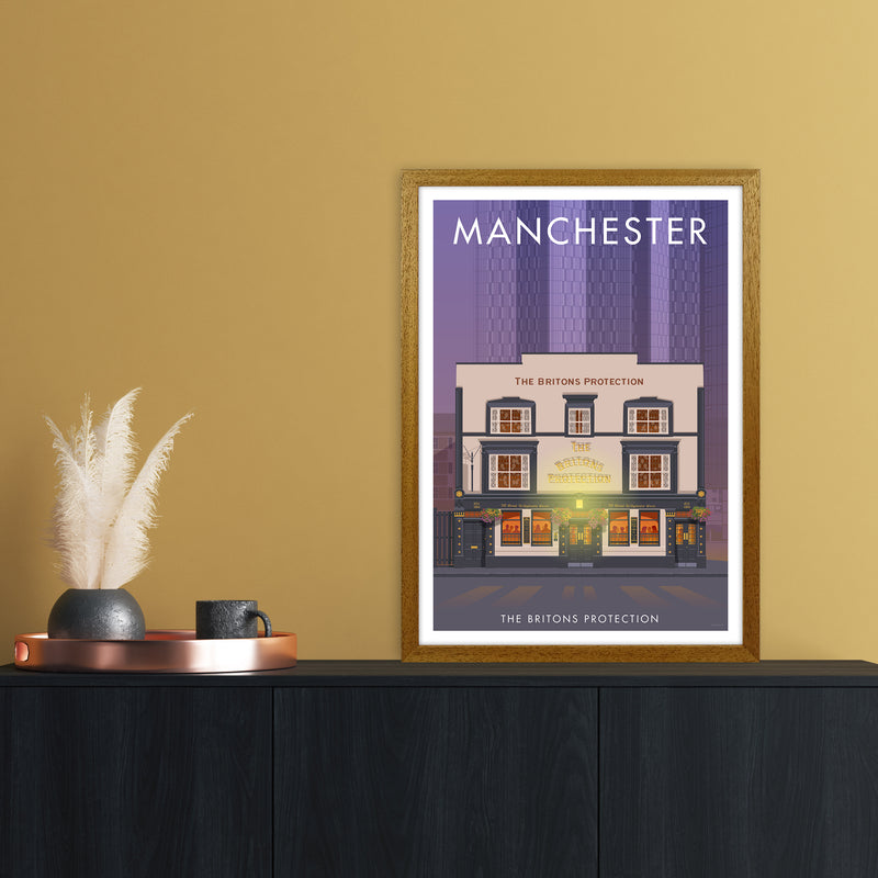 Manchester Britons Protection Art Print by Stephen Millership A2 Print Only