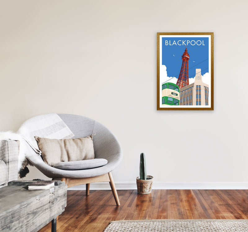 Blackpool by Stephen Millership A2 Print Only