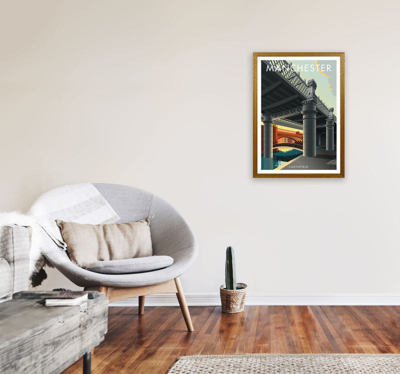 Manchester by Stephen Millership A2 Print Only