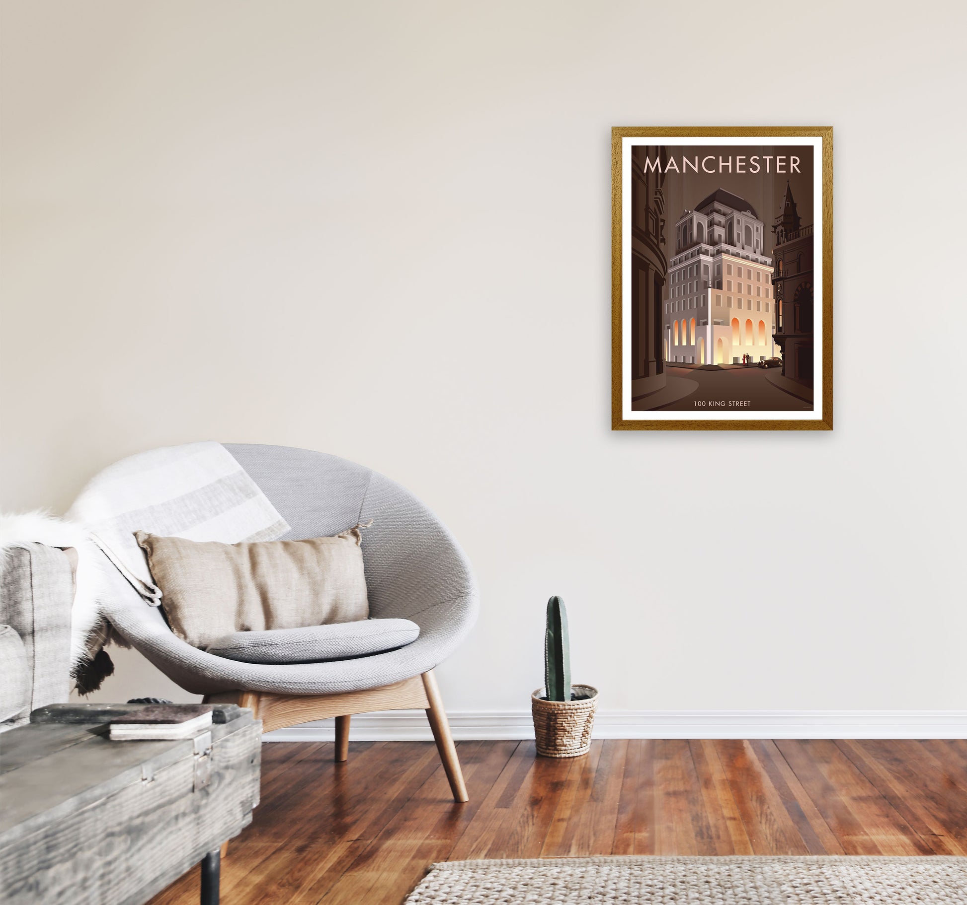 Manchester by Stephen Millership A2 Print Only