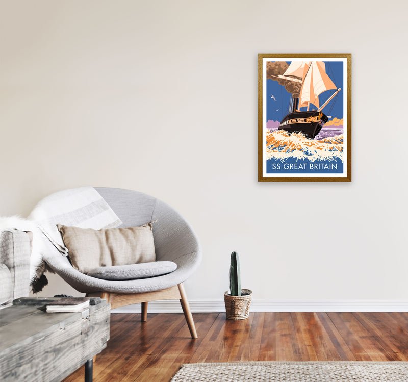 SS Great Britain Art Print by Stephen Millership A2 Print Only