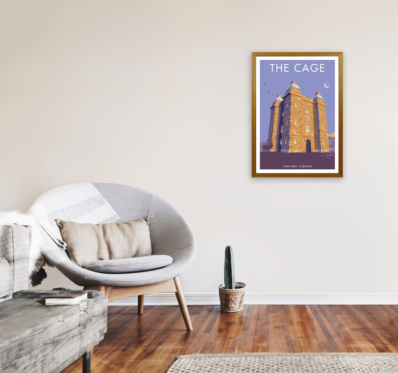 The Cage Art Print by Stephen Millership A2 Print Only
