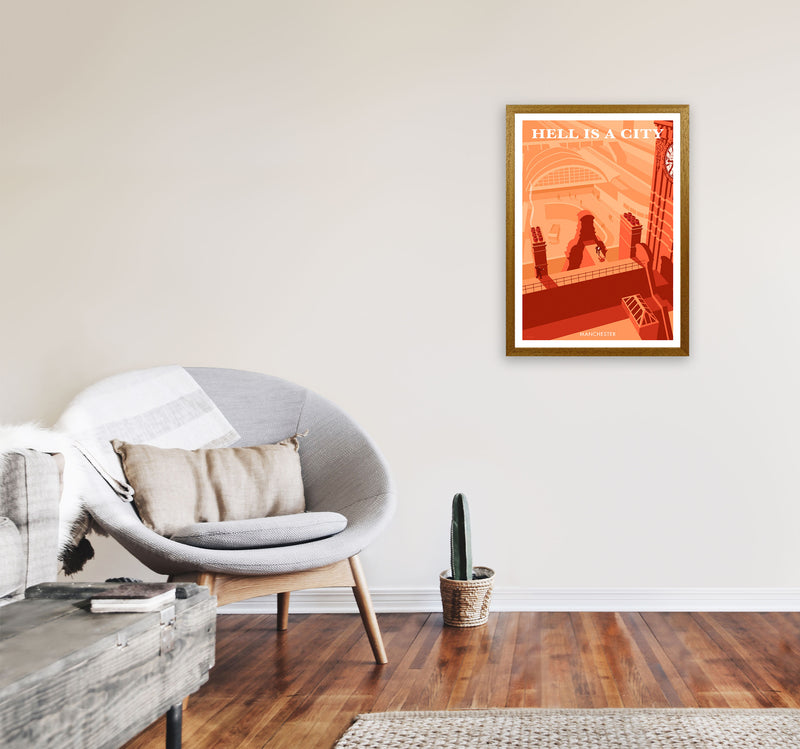 Manchester Art Print by Stephen Millership A2 Print Only