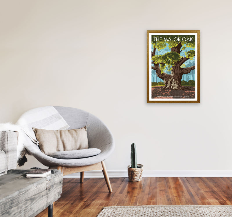 The Major Oak Art Print by Stephen Millership A2 Print Only