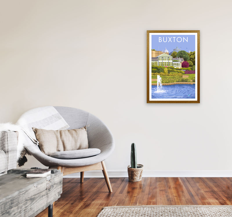 Buxton Derbyshire Travel Art Print by Stephen Millership A2 Print Only