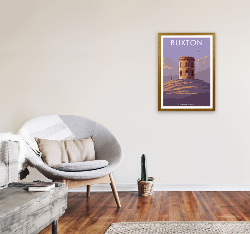 Buxton Solomon's Temple Derbyshire Travel Art Print by Stephen Millership A2 Print Only