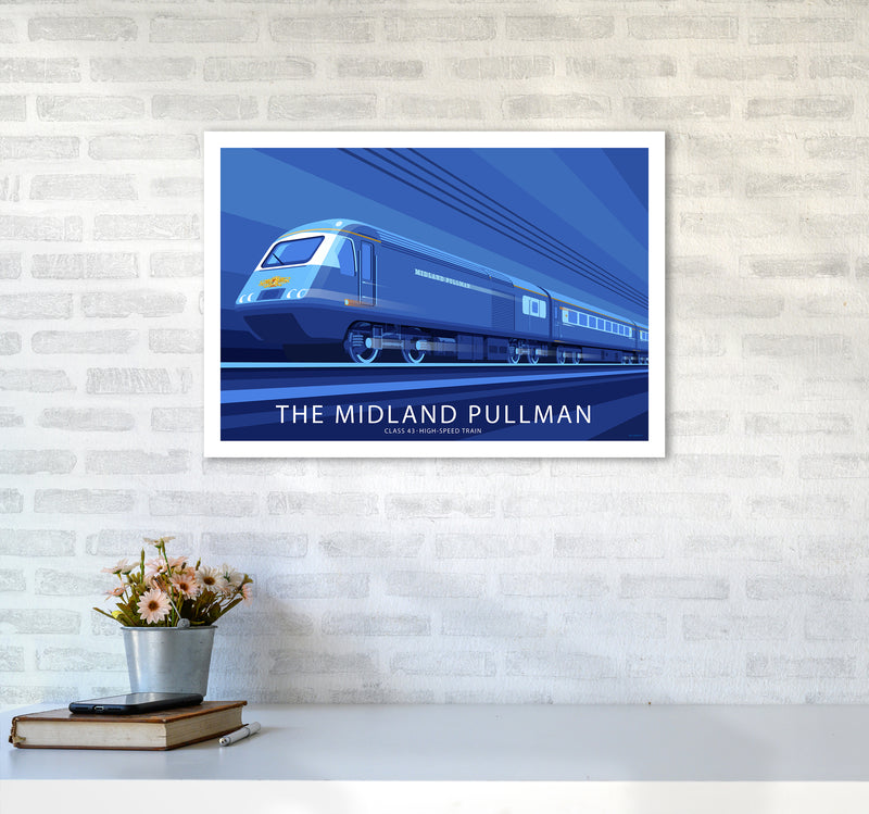 Hst Pulman Travel Art Print By Stephen Millership A2 Black Frame