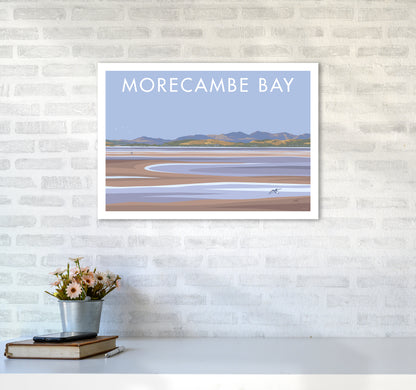 Morecambe Bay Travel Art Print By Stephen Millership A2 Black Frame