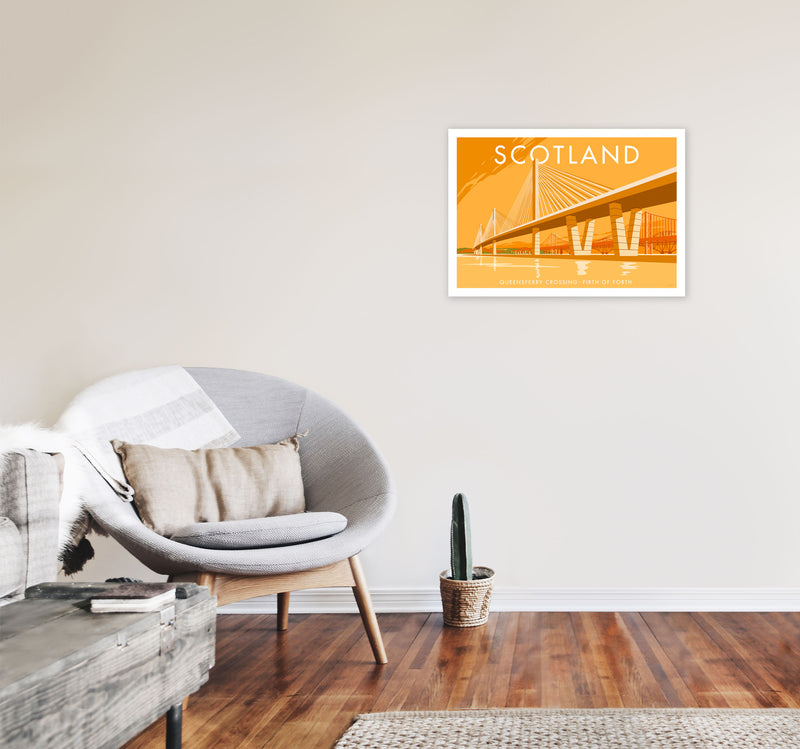 Scotland by Stephen Millership A2 Black Frame
