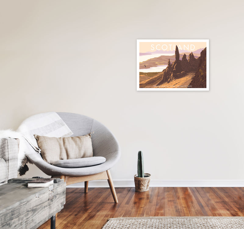 Scotland by Stephen Millership A2 Black Frame