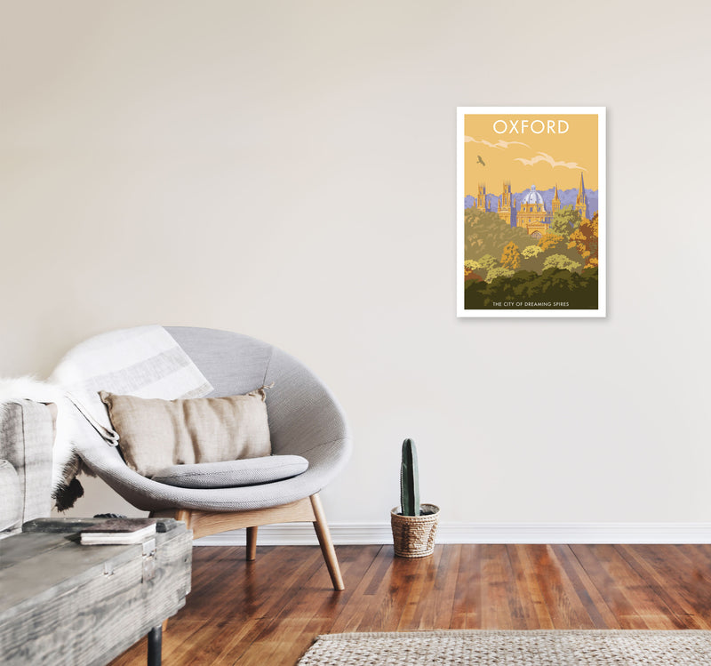 Oxford Travel Art Print by Stephen Millership A2 Black Frame