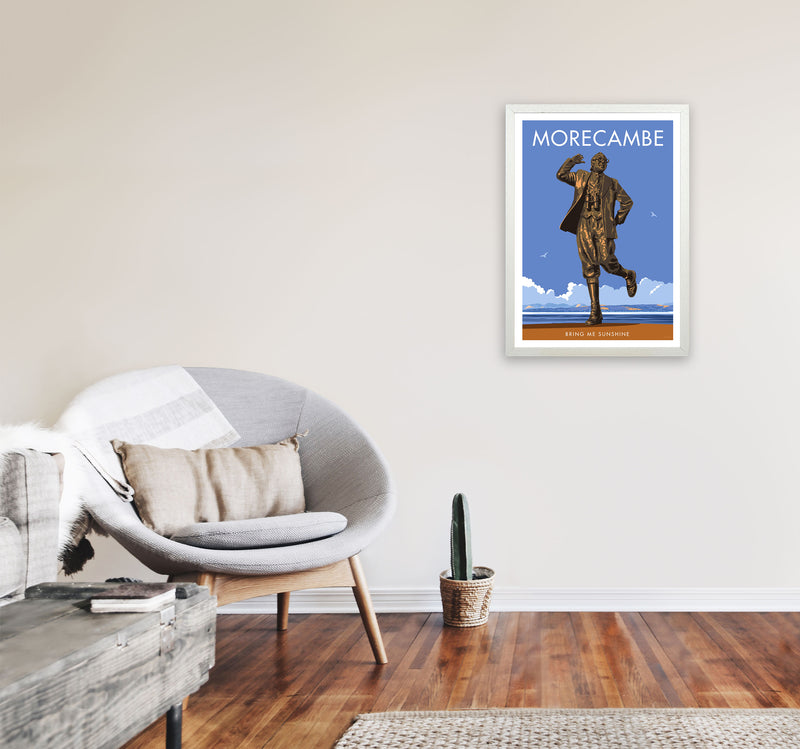 Morecambe by Stephen Millership A2 Oak Frame