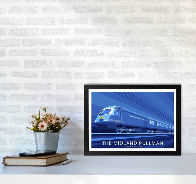 Hst Pulman Travel Art Print By Stephen Millership A3 White Frame