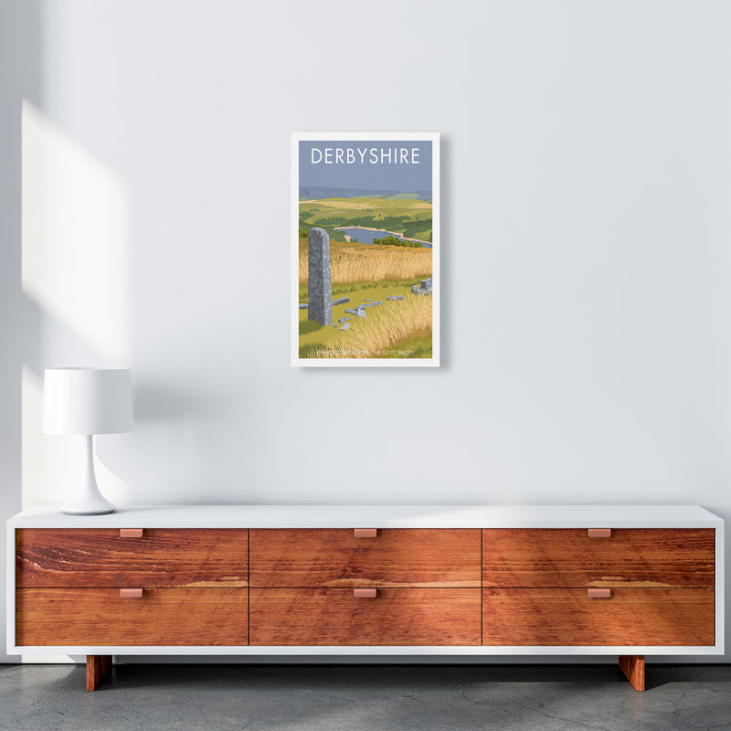 Derbyshire Errwood Travel Art Print By Stephen Millership A3 Canvas