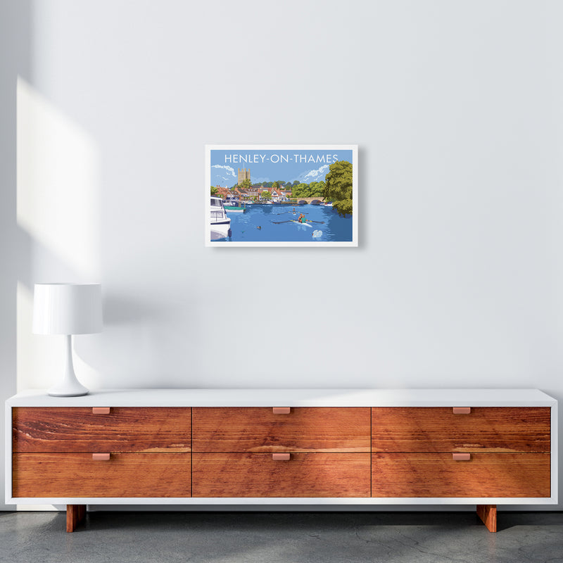 Henley On Thames Travel Art Print By Stephen Millership A3 Canvas