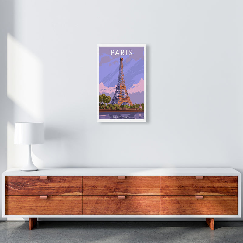 Paris Travel Art Print By Stephen Millership A3 Canvas