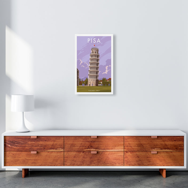 Pisa Travel Art Print By Stephen Millership A3 Canvas