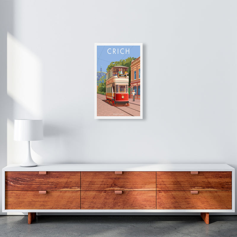 Derbyshire Crich Art Print by Stephen Millership A3 Canvas