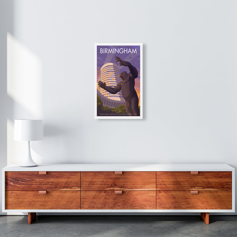Birmingham King Kong Art Print by Stephen Millership A3 Canvas