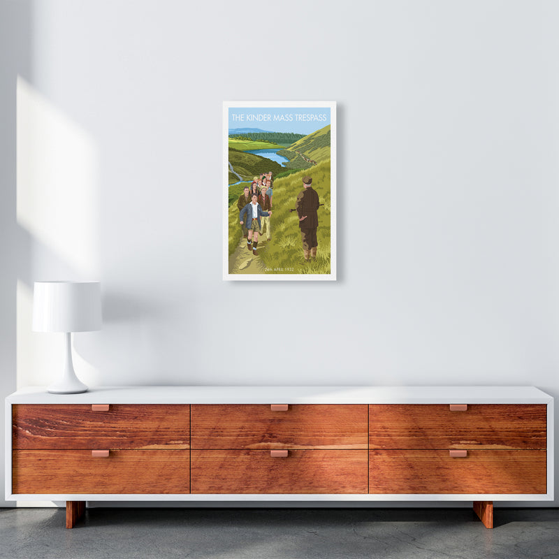 The Peak District Kinder Trespass Art Print by Stephen Millership A3 Canvas