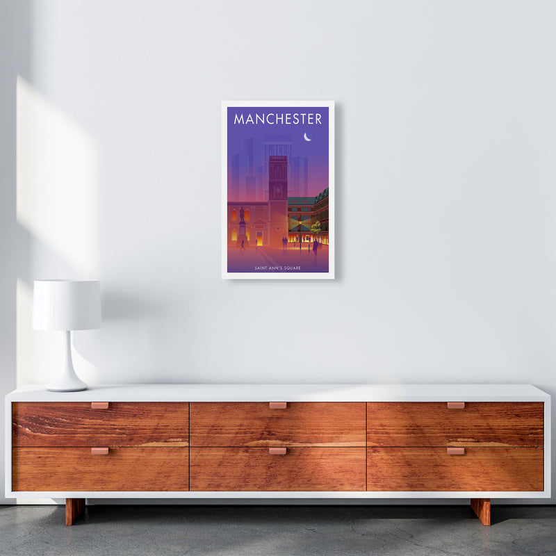 Manchester St Annes Sq Art Print by Stephen Millership 30x40 Travel Canvas