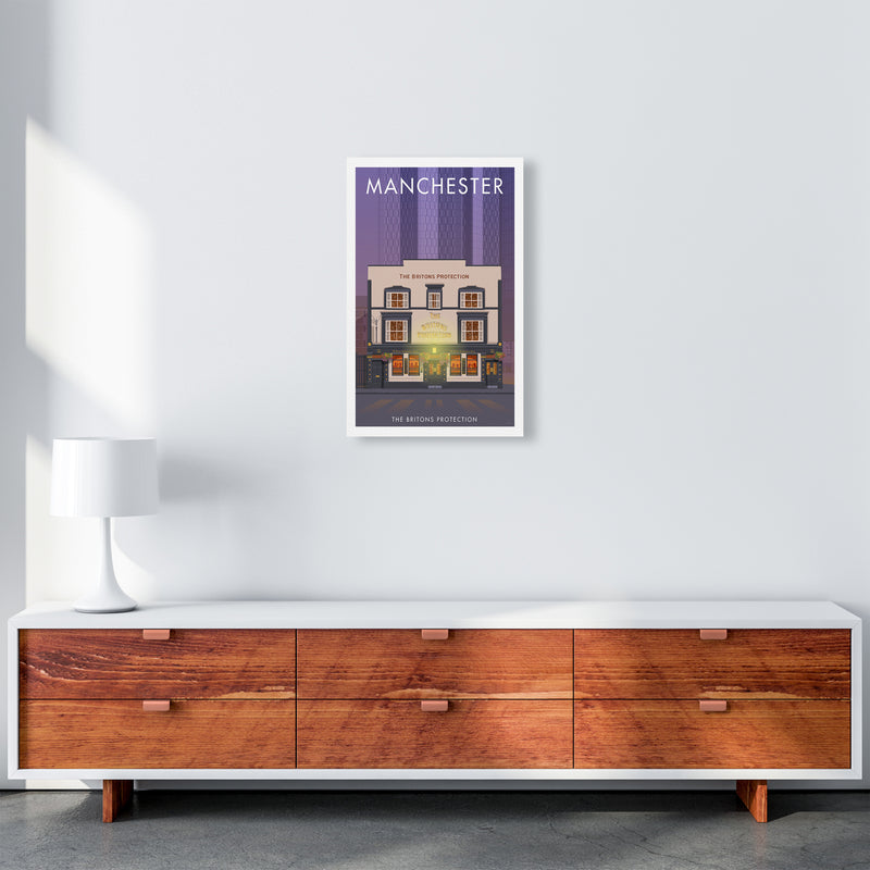 Manchester Britons Protection Art Print by Stephen Millership 30x40 Travel Canvas