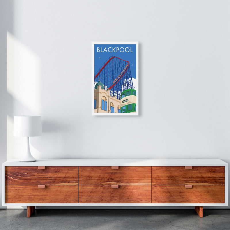 Blackpool by Stephen Millership A3 Canvas