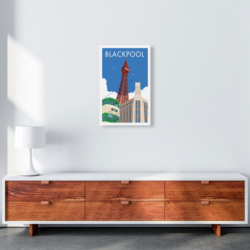 Blackpool by Stephen Millership A3 Canvas