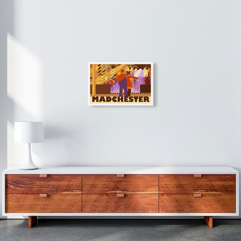 Madchester by Stephen Millership A3 Canvas
