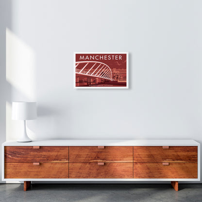 Manchester by Stephen Millership A3 Canvas