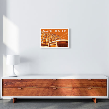 Manchester by Stephen Millership A3 Canvas