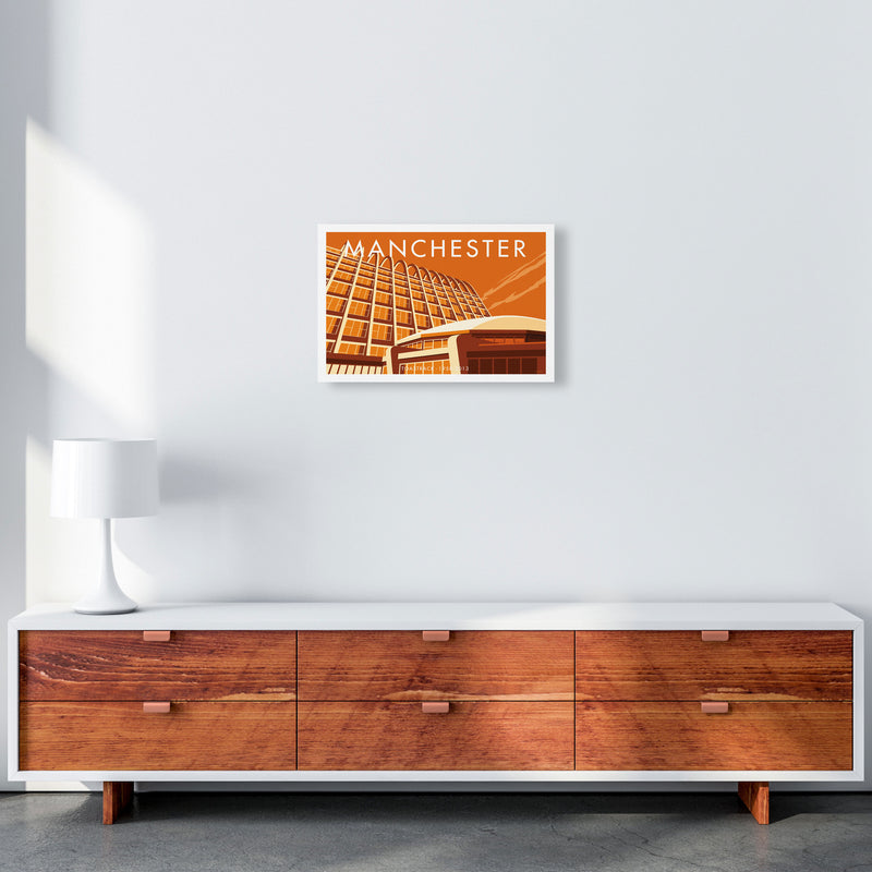 Manchester by Stephen Millership A3 Canvas