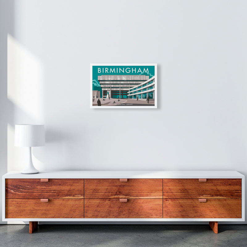 Birmingham by Stephen Millership A3 Canvas