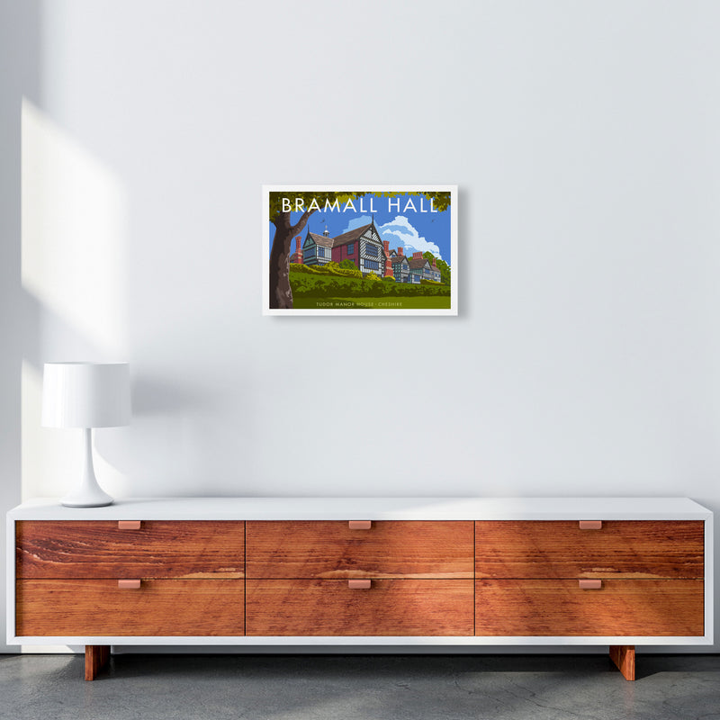 Bramall Hall by Stephen Millership A3 Canvas