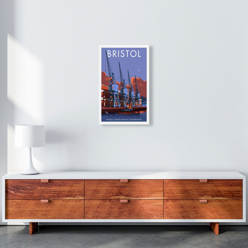 Bristol Waterfront Art Print by Stephen Millership A3 Canvas