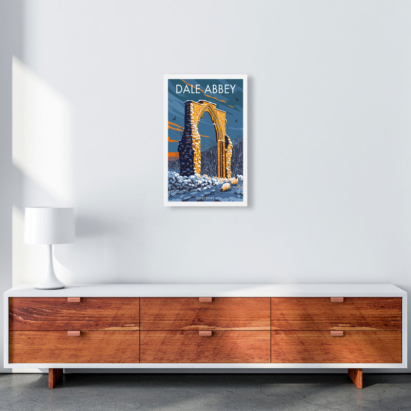 Dale Abbey Derbyshire Art Print by Stephen Millership A3 Canvas