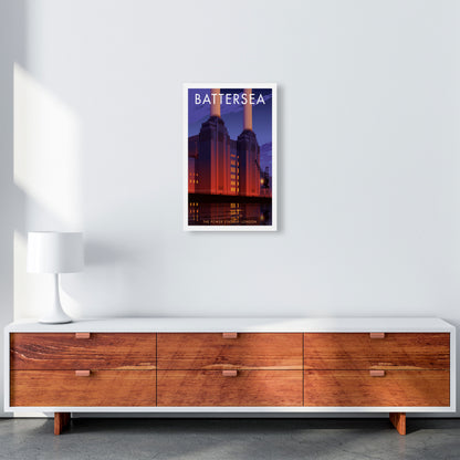 Battersea by Stephen Millership A3 Canvas