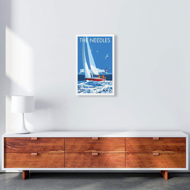 The Needles Art Print by Stephen Millership A3 Canvas