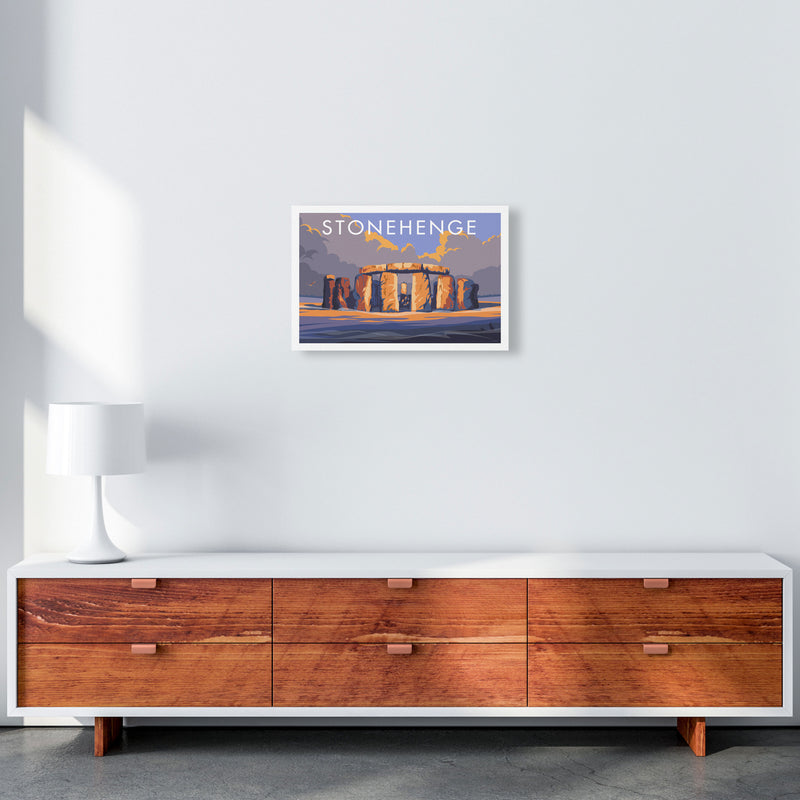 Stonehenge by Stephen Millership A3 Canvas