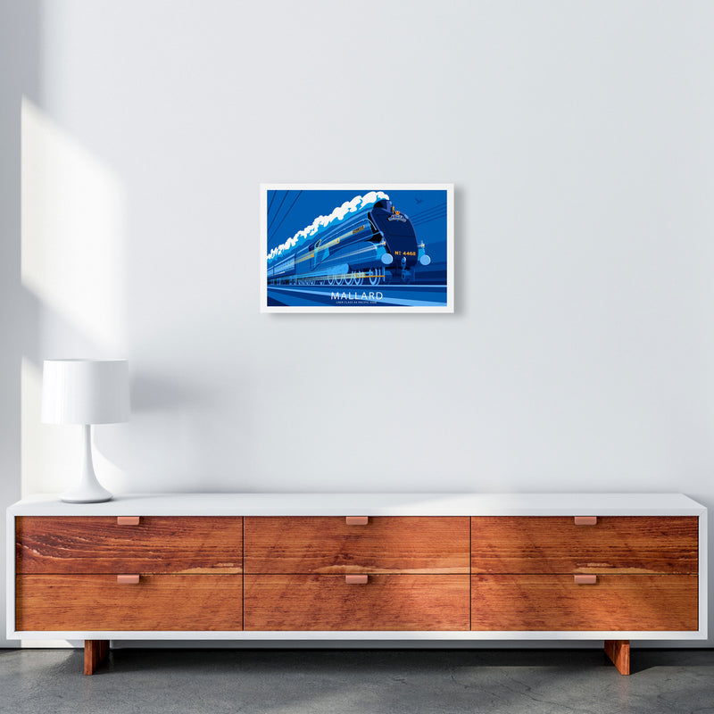 The Mallard Art Print by Stephen Millership, Framed Transport Print A3 Canvas