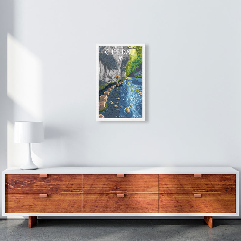 Chee Dale Art Print by Stephen Millership, Framed Wall Art A3 Canvas