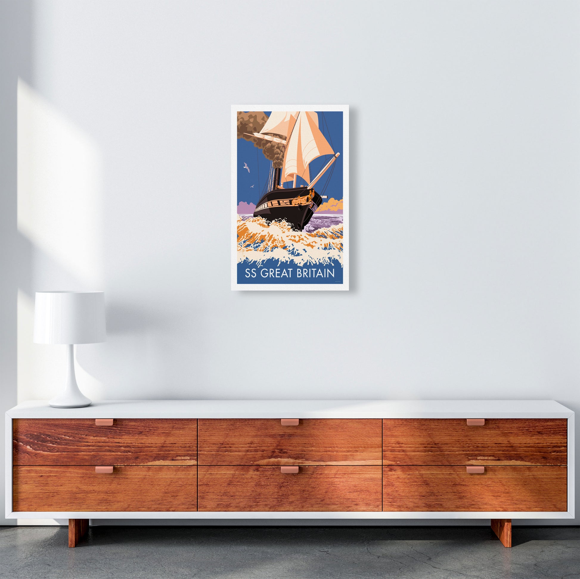 SS Great Britain Art Print by Stephen Millership A3 Canvas