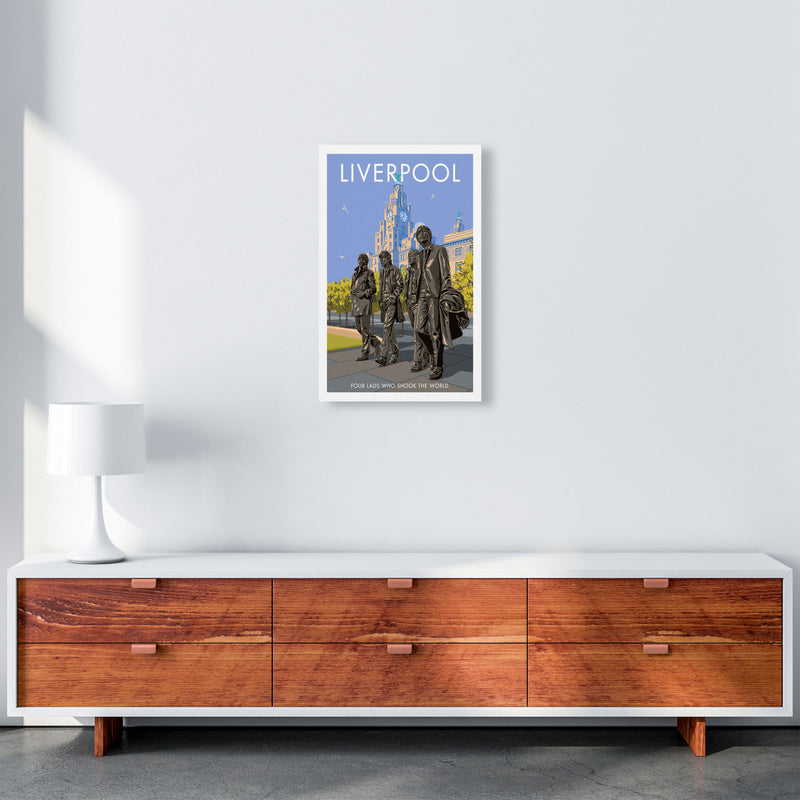 Liverpool Art Print by Stephen Millership A3 Canvas