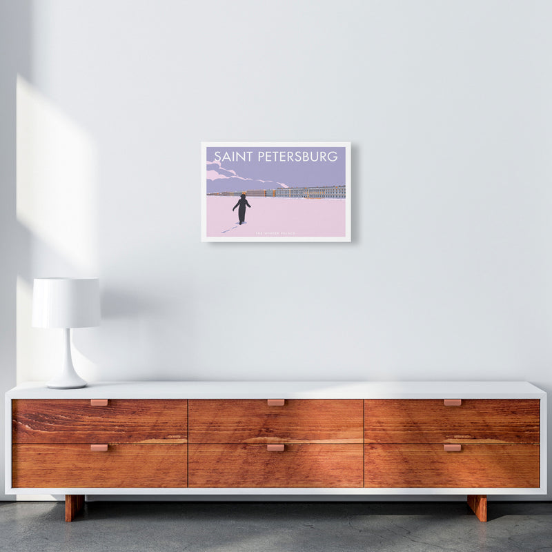 The Winter Palace Saint Petersburg Art Print by Stephen Millership A3 Canvas