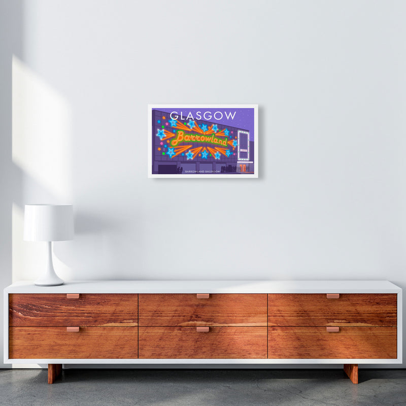 Barrowland Ballroom Glasgow Art Print by Stephen Millership A3 Canvas