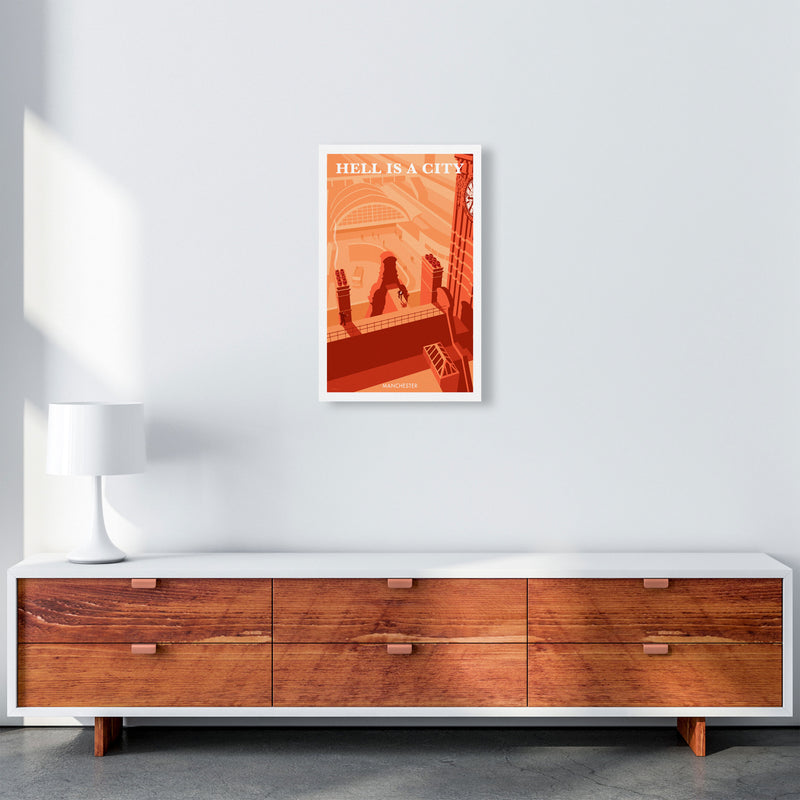 Manchester Art Print by Stephen Millership A3 Canvas