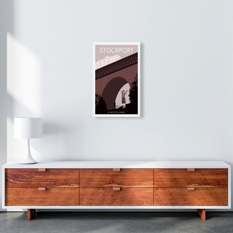 Stockport Art Print by Stephen Millership A3 Canvas