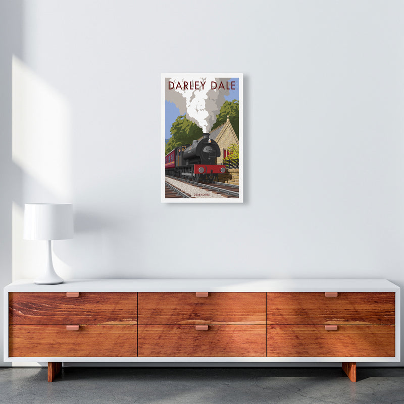 Darley Dale Derbyshire Travel Art Print by Stephen Millership A3 Canvas